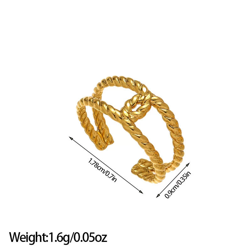 Statement Ring | SR338 | Gold