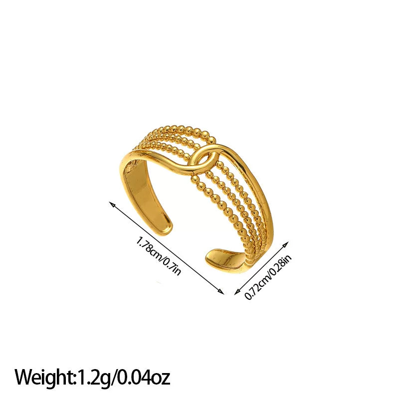 Statement Ring | SR346 | Gold