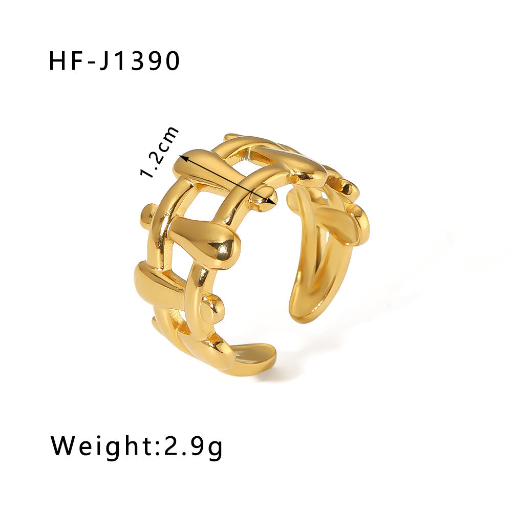 Statement Ring | SR128 | Gold