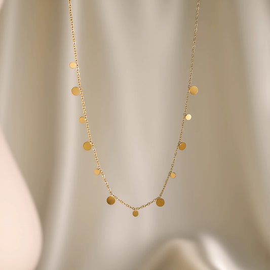 Necklace | SN273 | Round Disc