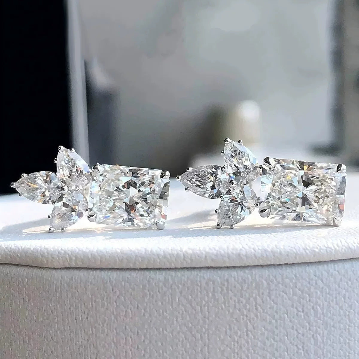 Zircon Leaf Princess Earring