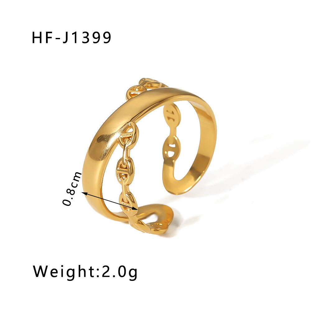 Statement Ring | SR131 | Gold