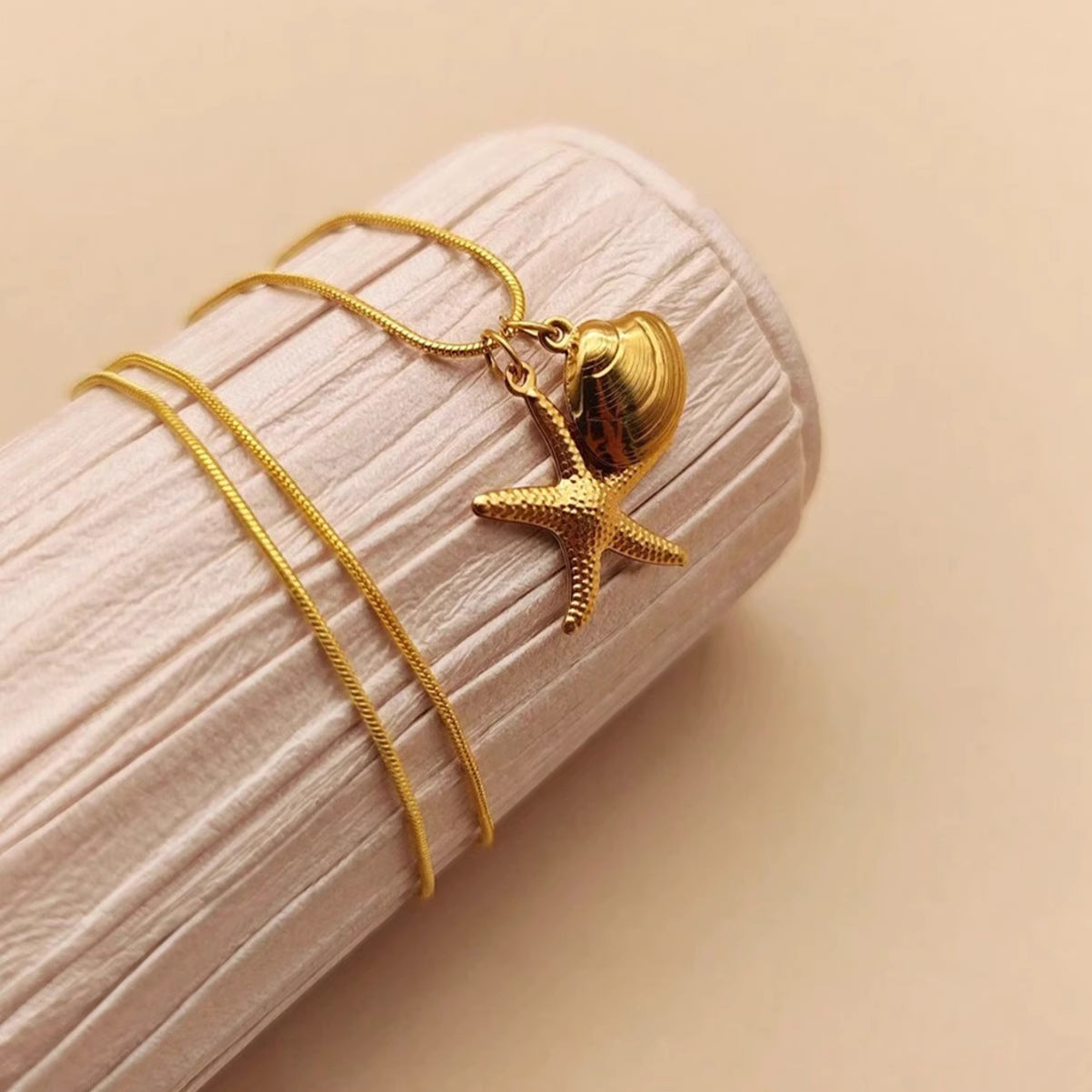 Necklace | SN277 | Starfish Shell