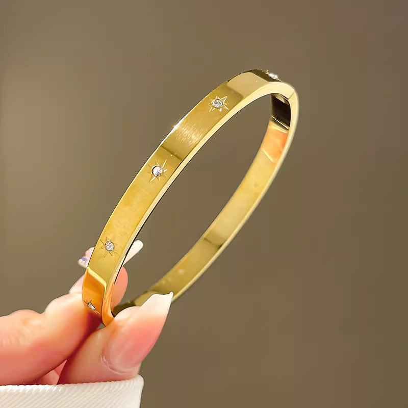 Bangle Bracelet | BB81 | Gold