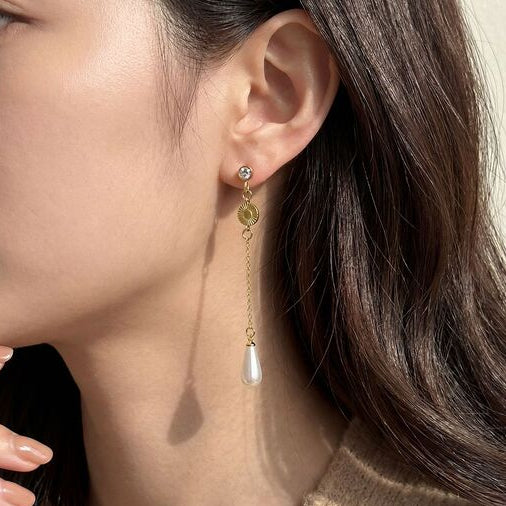 Statement Earring | STE122 | Tassel Pearl