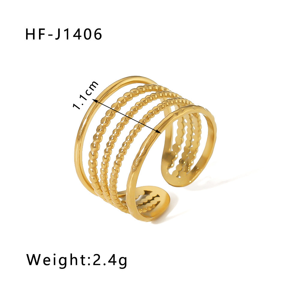 Statement Ring | SR135 | Gold