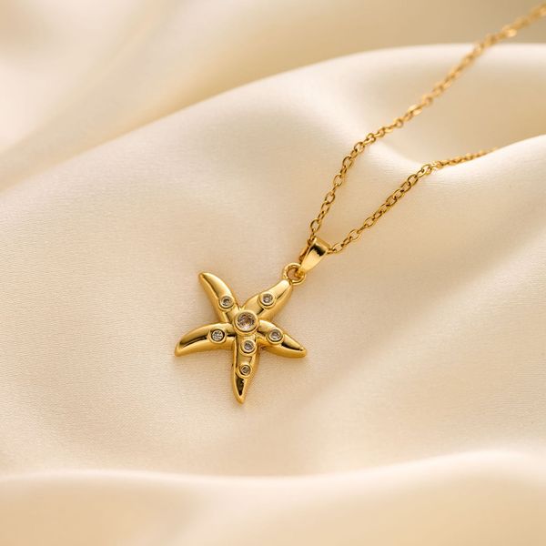 Necklace | SN352 | Starfish Crystal