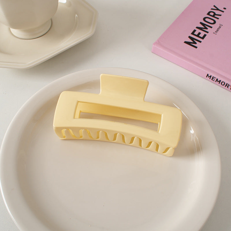 Hair Claw Clip | HCC15 | Milk Yellow