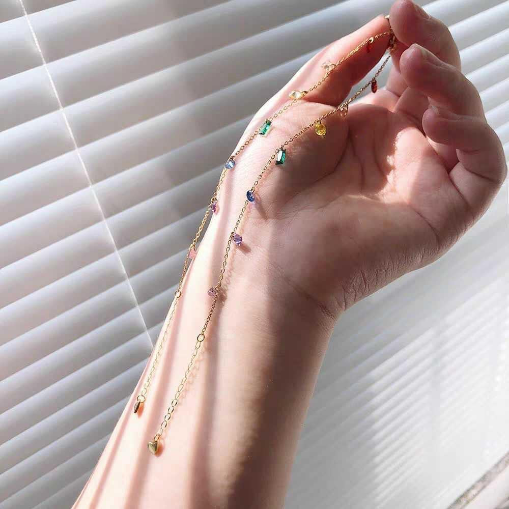 Chain Bracelet | SSCB038 | Rainbow Drop