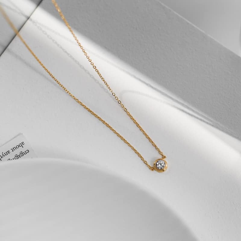 Necklace | SN105 | Simple Stone I