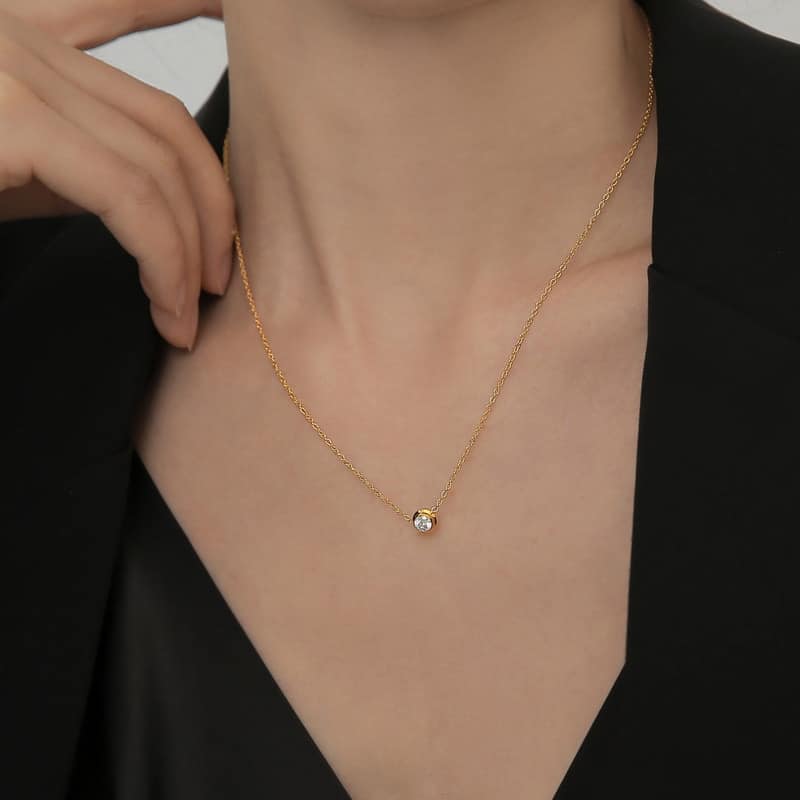 Necklace | SN105 | Simple Stone I