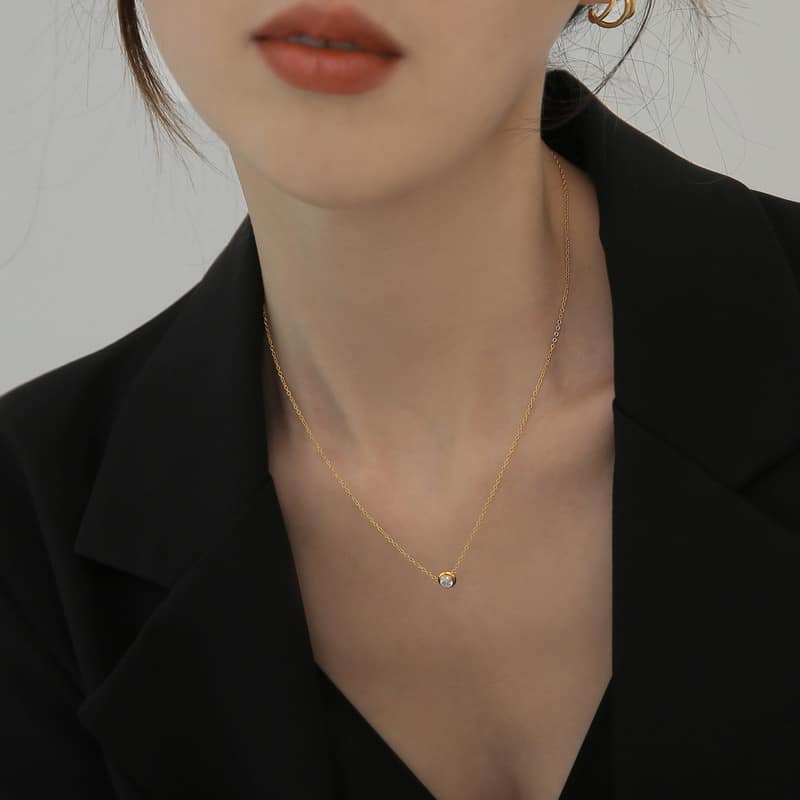 Necklace | SN105 | Simple Stone I