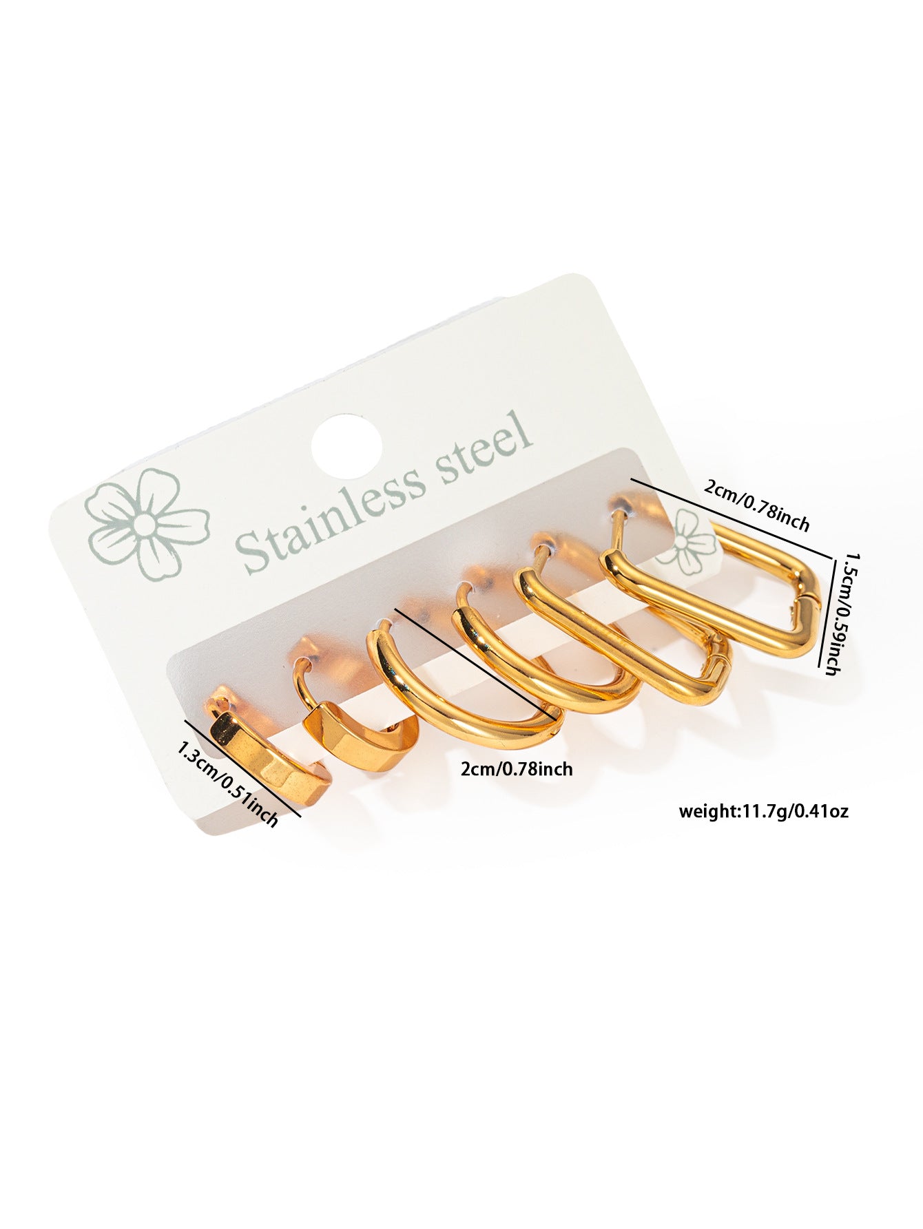 Hoop Earring Set | STHES004 | Set#4