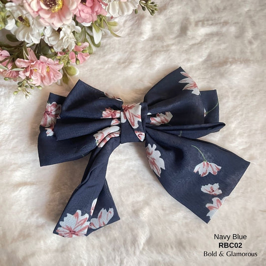 Ribbon Clip | RBC02 | Navy Blue