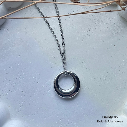 Necklace | SN052 | Dainty 05 | Silver