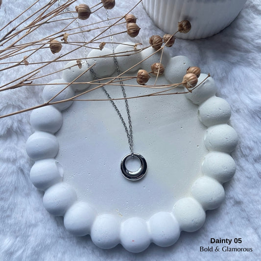 Necklace | SN052 | Dainty 05 | Silver
