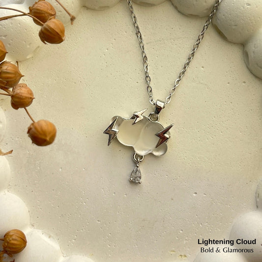 Necklace | SN101 | Lightening Cloud | Silver