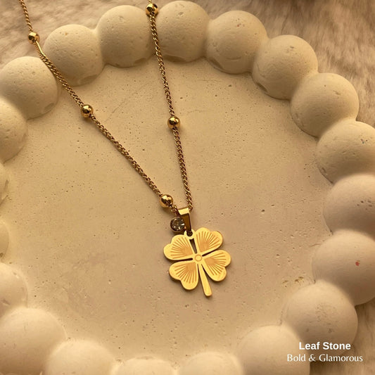 Necklace | SN110 | Leaf Stone