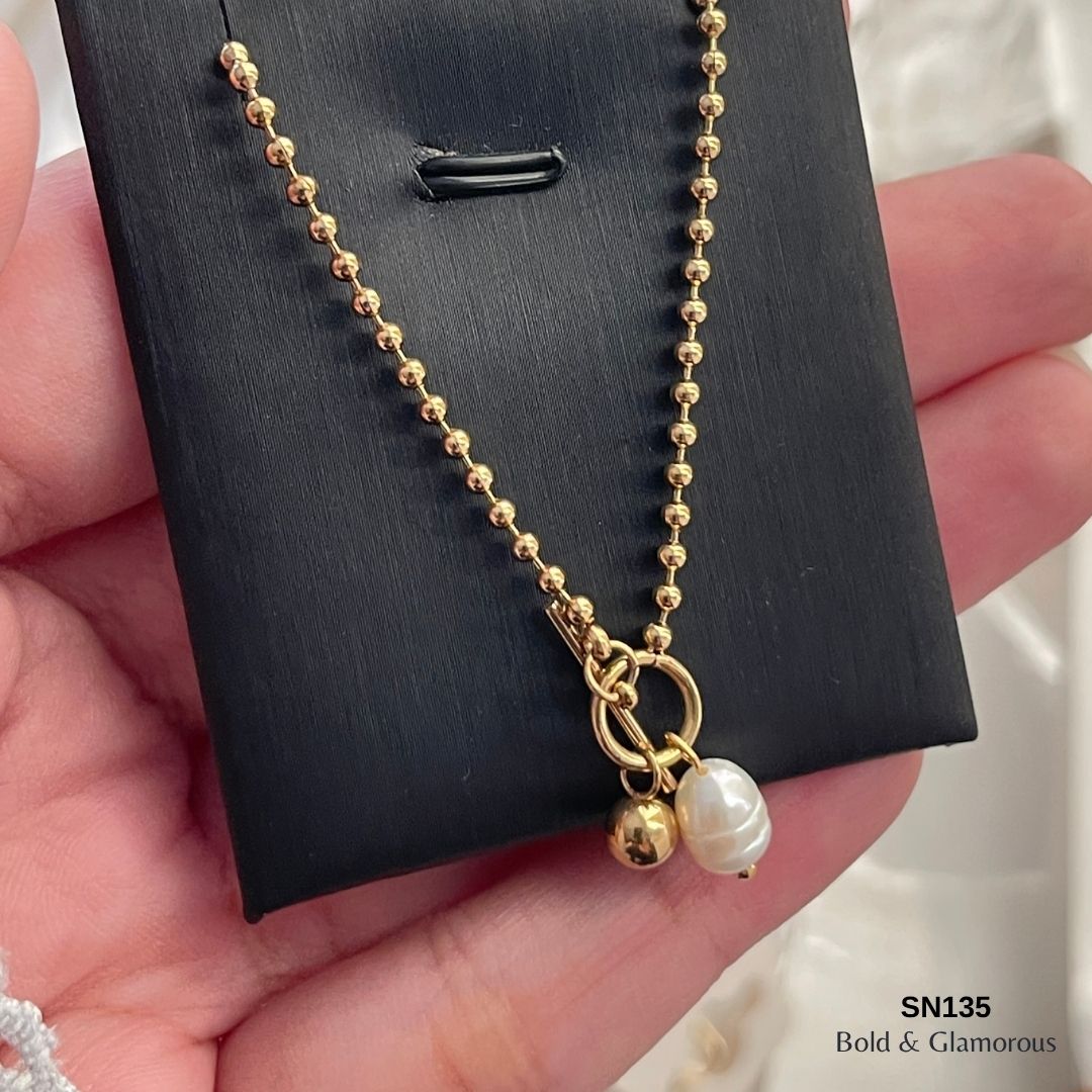 Necklace | SN135 | Buckle Pearl