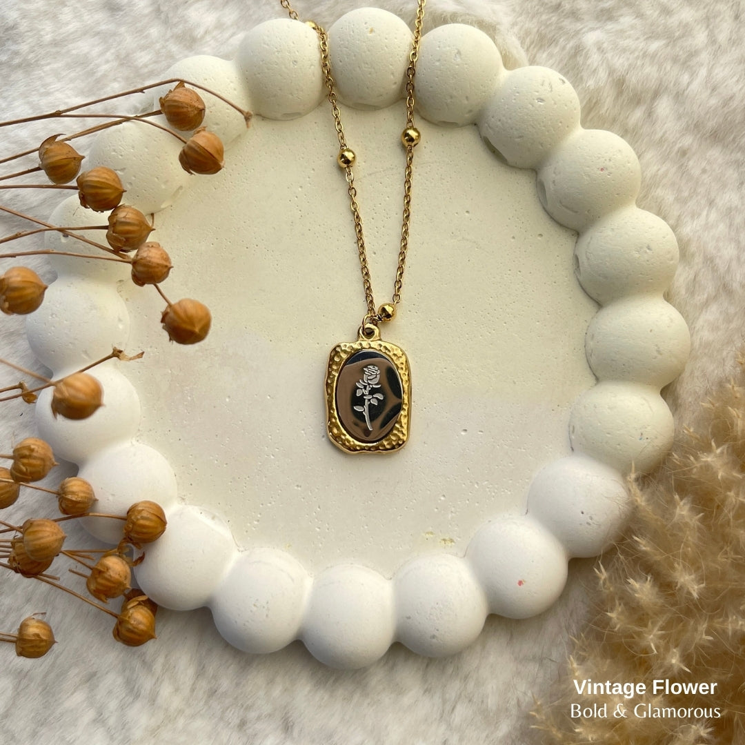 Necklace | SN143 | Vintage Flower