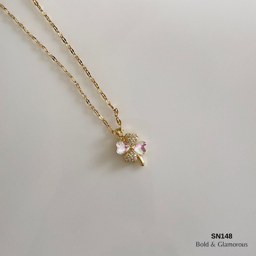 Necklace | SN148 | Four-Leaf Clover