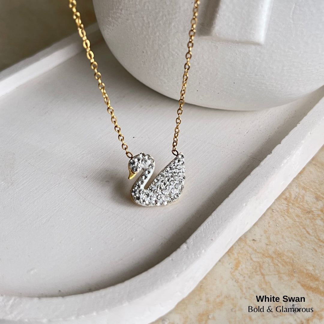 Necklace | SN184 | White Swan