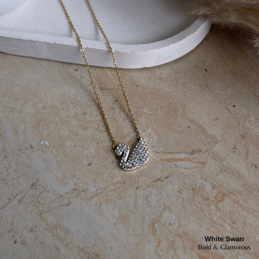 Necklace | SN184 | White Swan