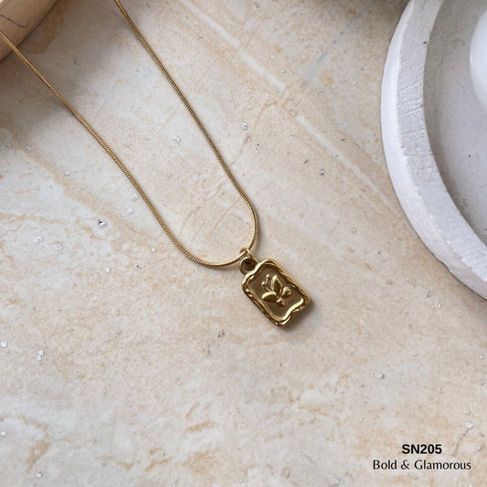 Necklace | SN205 | Framed Butterfly