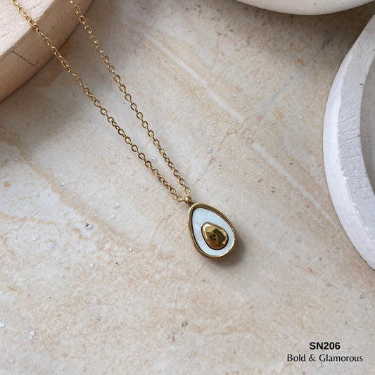 Necklace | SN206 | White Avocado