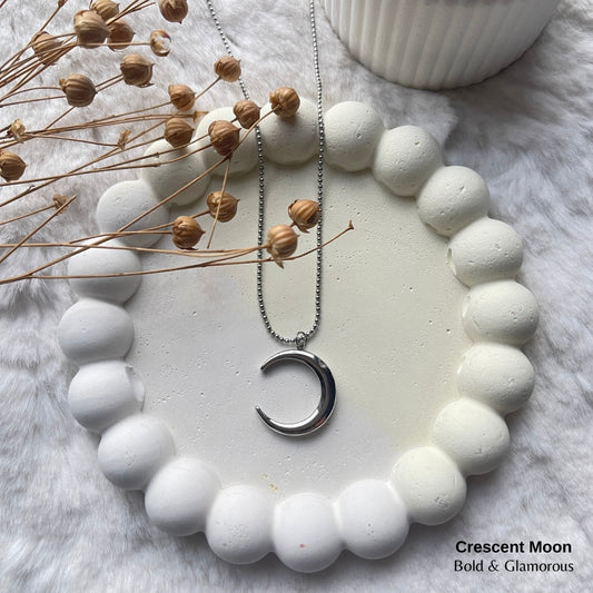 Necklace | SN217 | Crescent Moon | Silver
