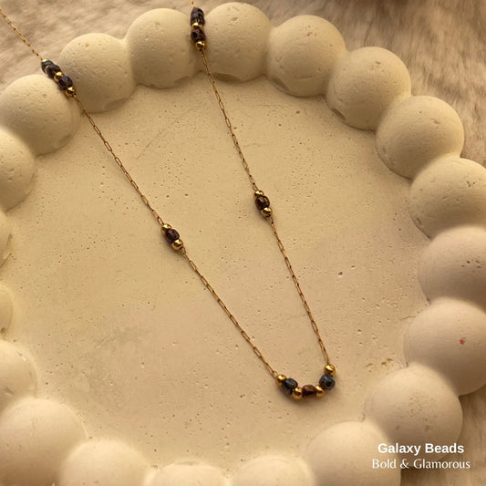 Necklace | SN221 | Galaxy Beads