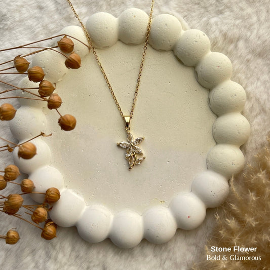 Necklace | SN233 | Stone Flower