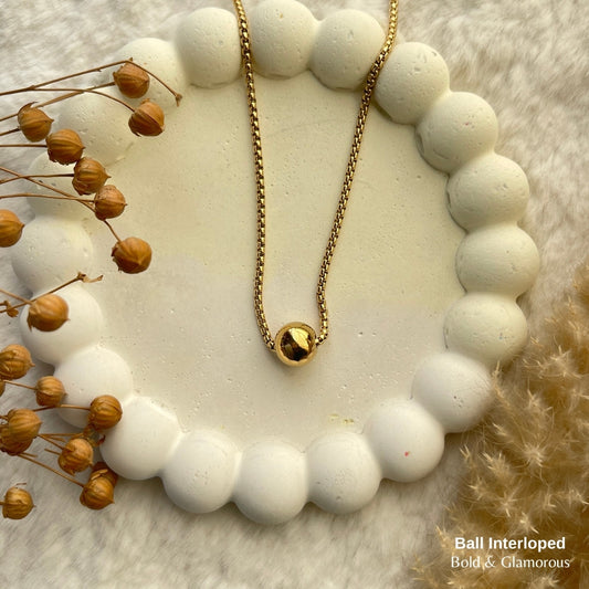 Necklace | SN238 | Ball Interloped