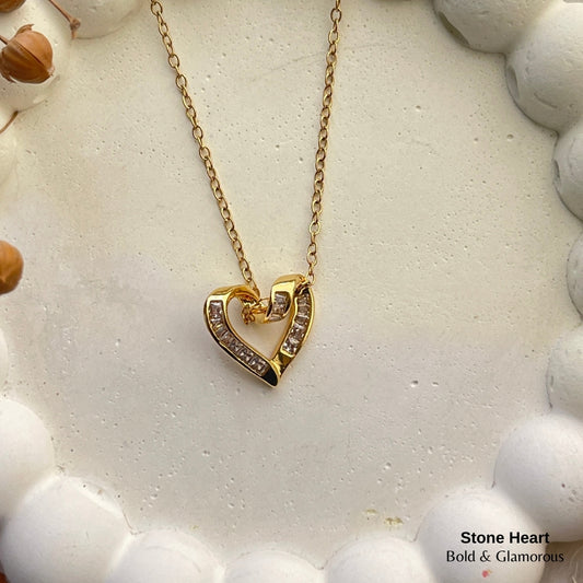Necklace | SN244 | Stone Heart