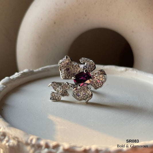 Stone Ring | SR083 | Silver