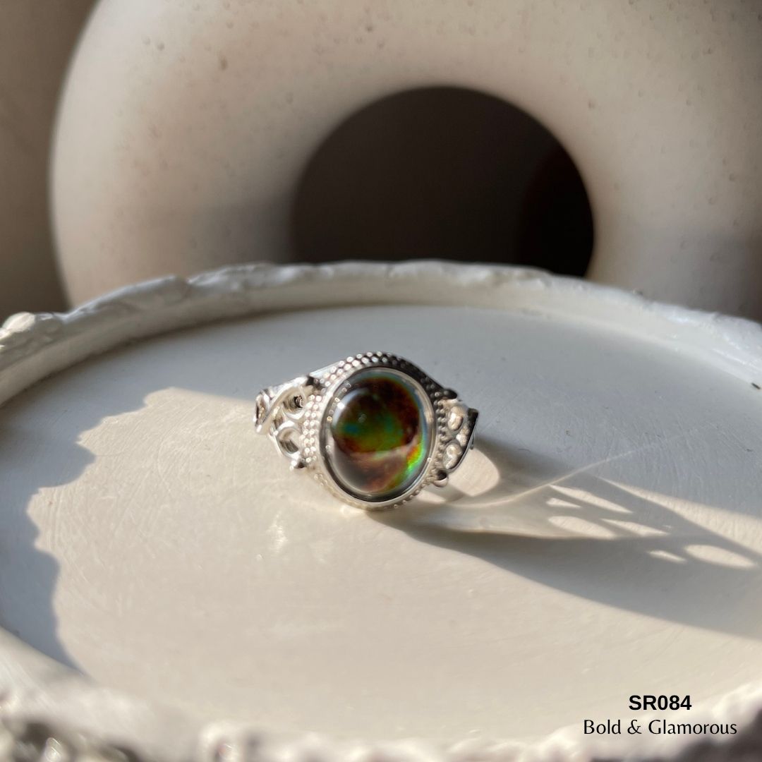 Stone Ring | SR084 | Silver