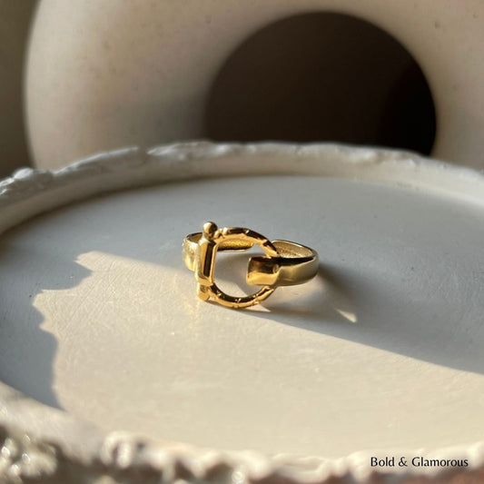 Minimalistic Ring | SR091 | Gold