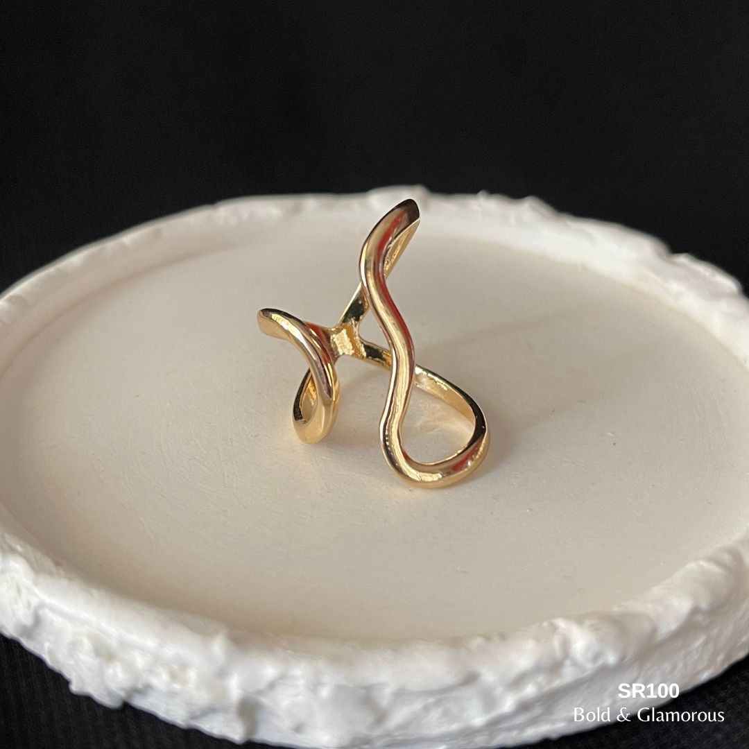 Statement Ring | SR100 | Gold