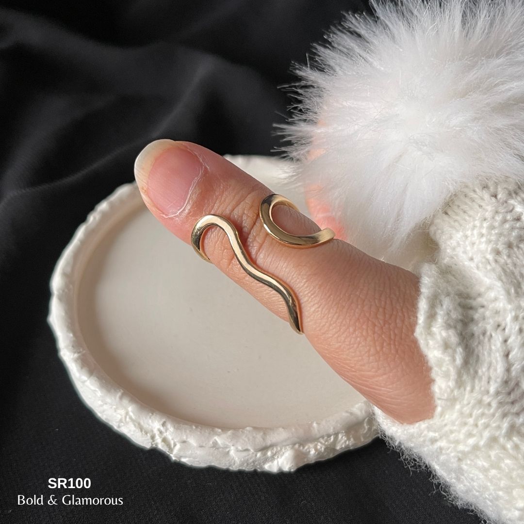 Statement Ring | SR100 | Gold