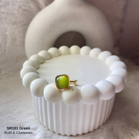 Statement Ring | SR101 | Green