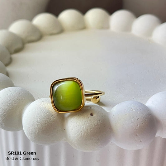 Statement Ring | SR101 | Green
