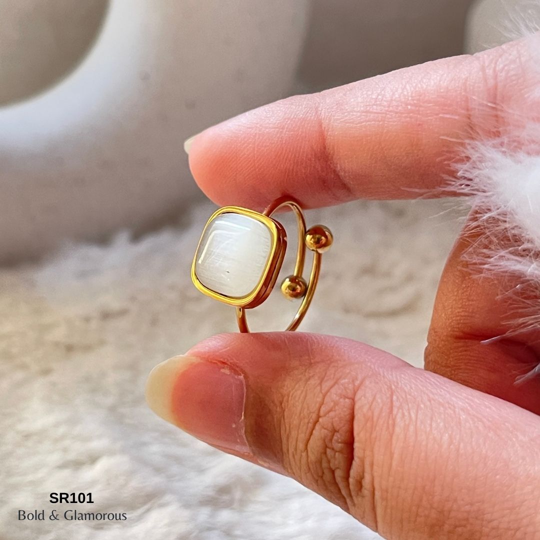 Statement Ring | SR101 | White