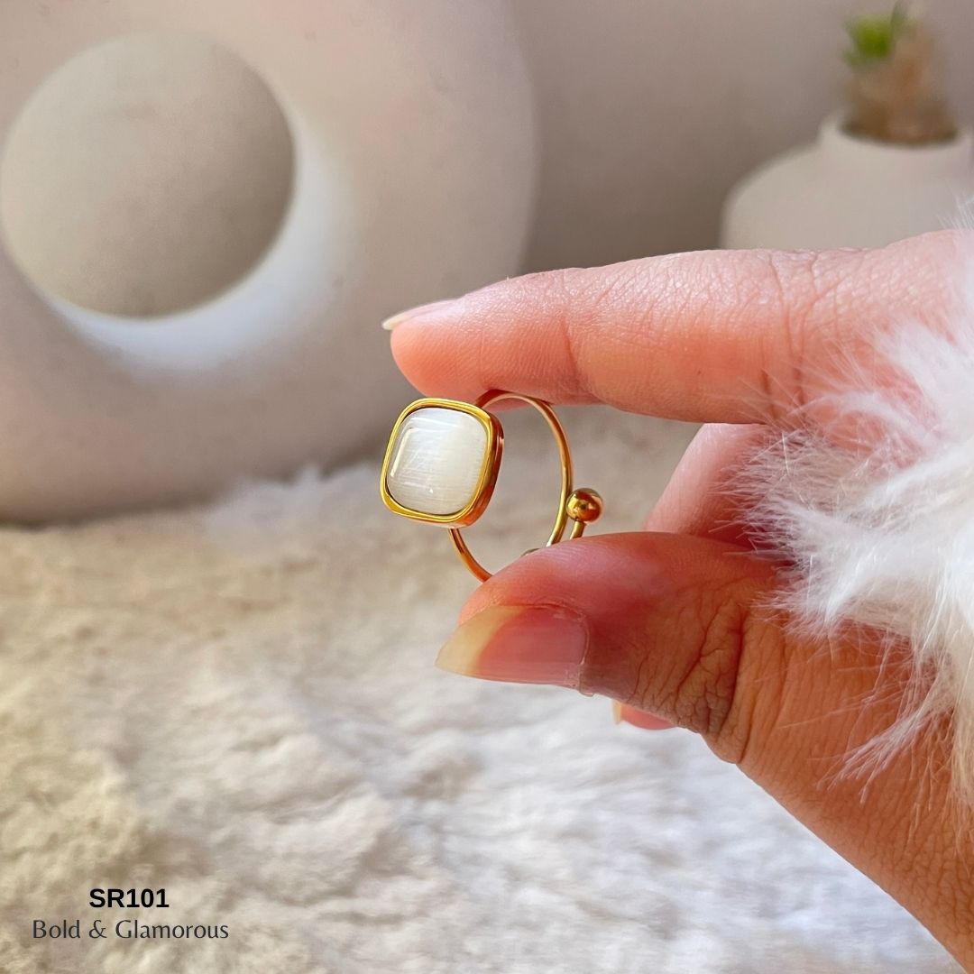 Statement Ring | SR101 | White