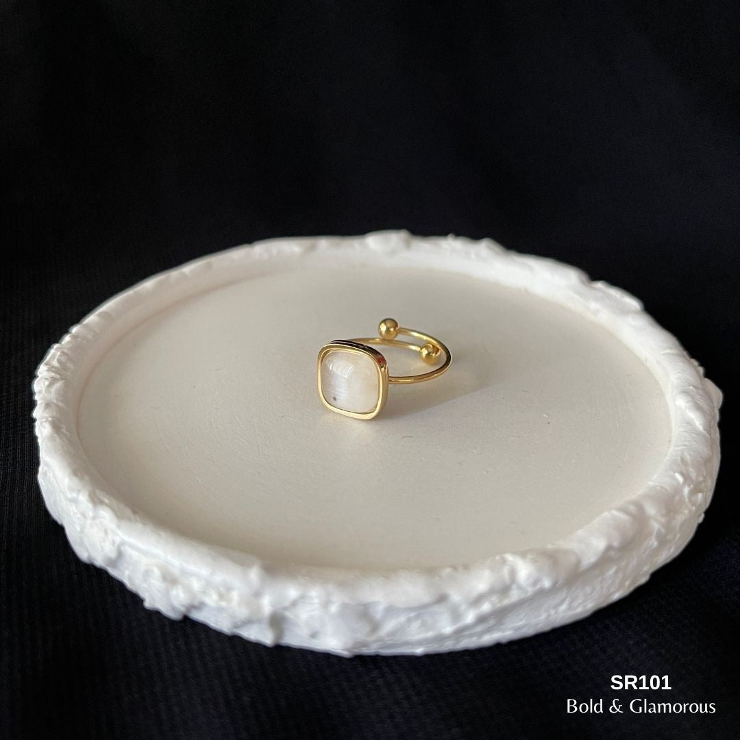 Statement Ring | SR101 | White