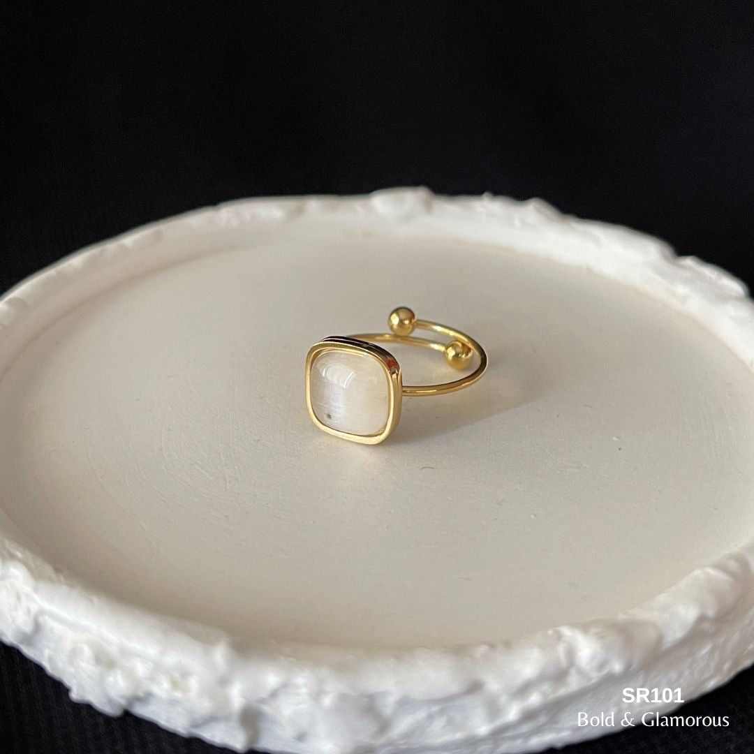 Statement Ring | SR101 | White