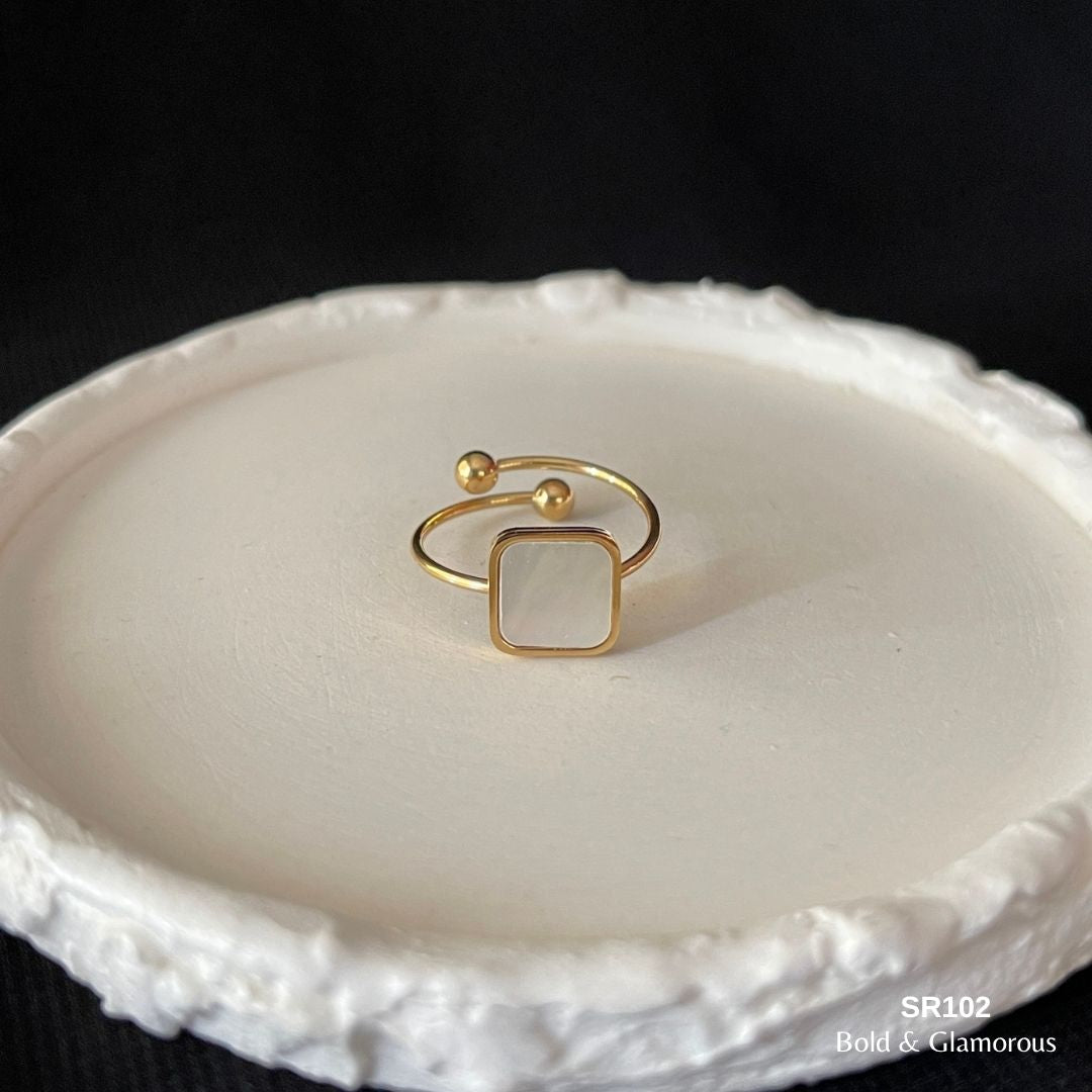 Statement Ring | SR102 | White