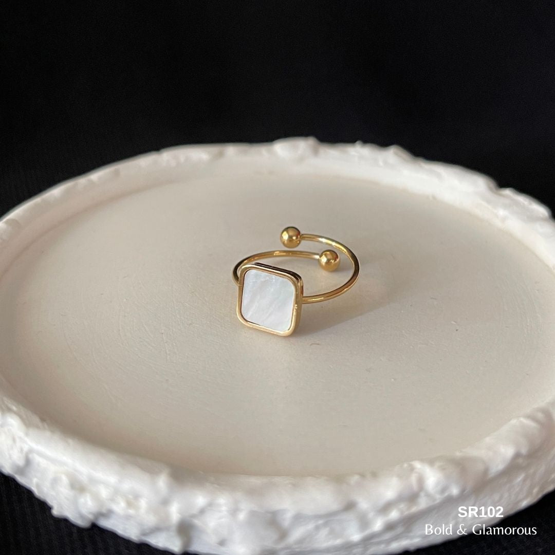 Statement Ring | SR102 | White