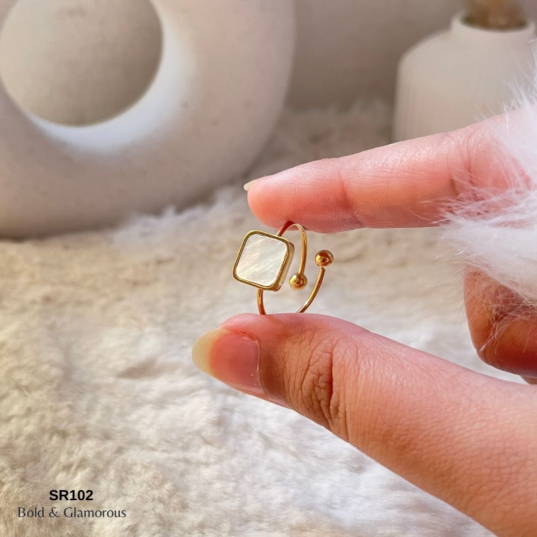 Statement Ring | SR102 | White