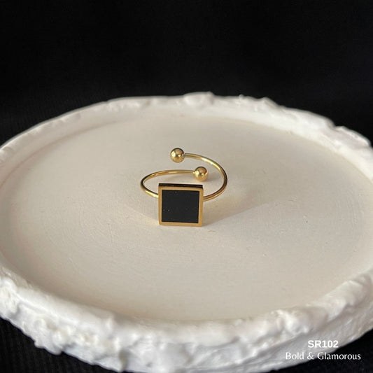 Statement Ring | SR102 | Black