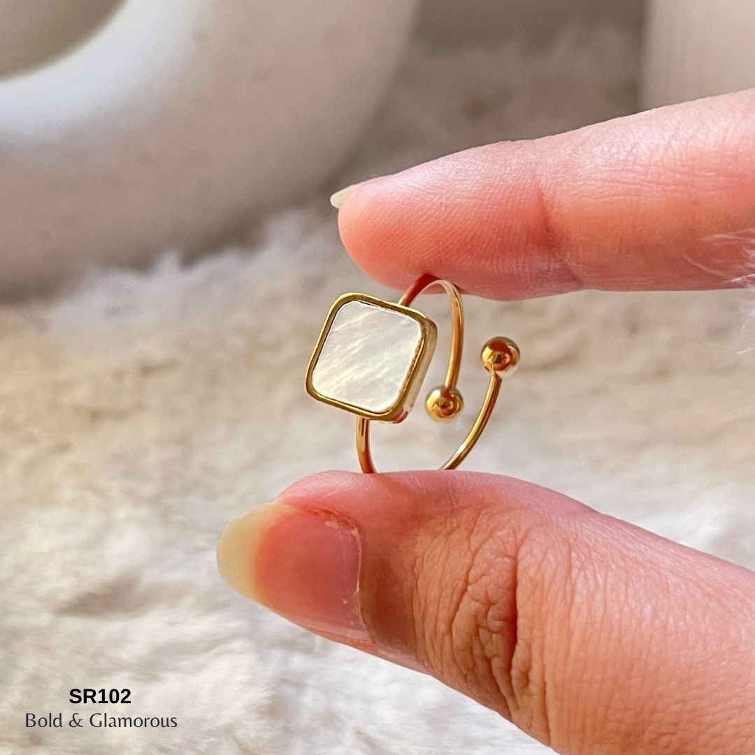 Statement Ring | SR102 | White